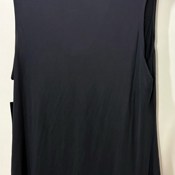 Women's Black Draped Top - Picture 5 of 6